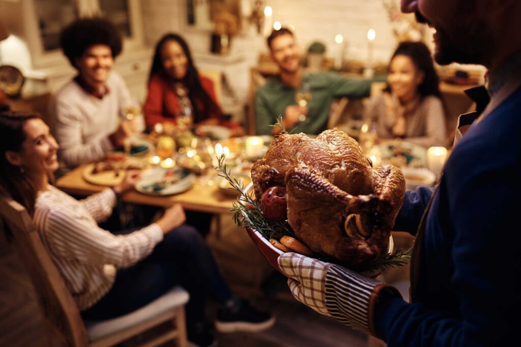 AdobeStock Man with Turkey